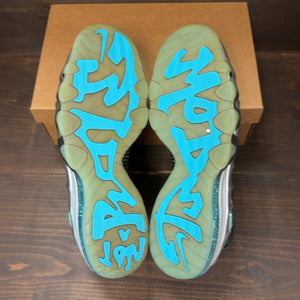 Nike Barkley Posite Max Metallic Silver Gamma Blue Size 13 (Pre-Owned) - Image 6