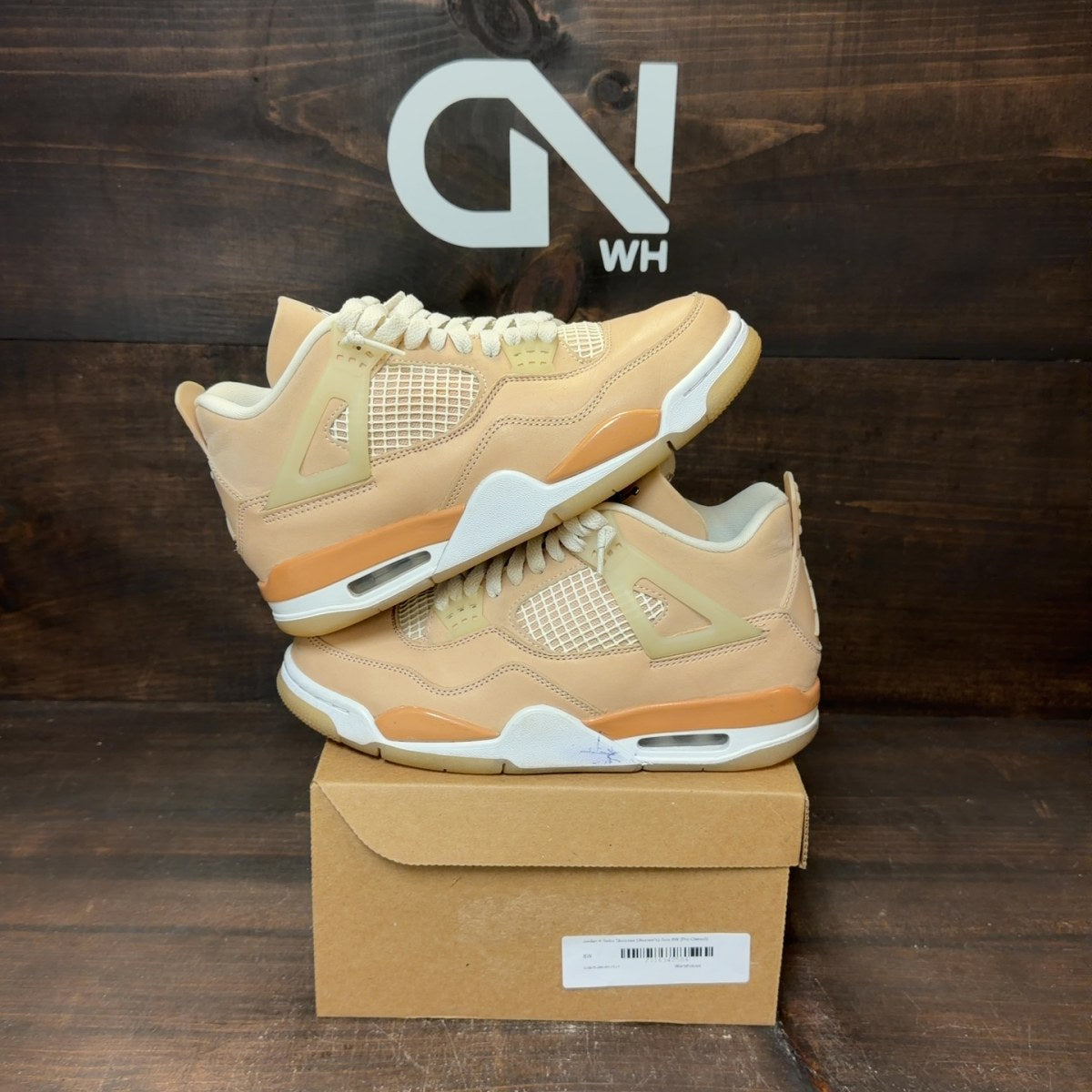 Jordan 4 Retro Shimmer (Women's) Size 8W (Pre-Owned) - Image 1