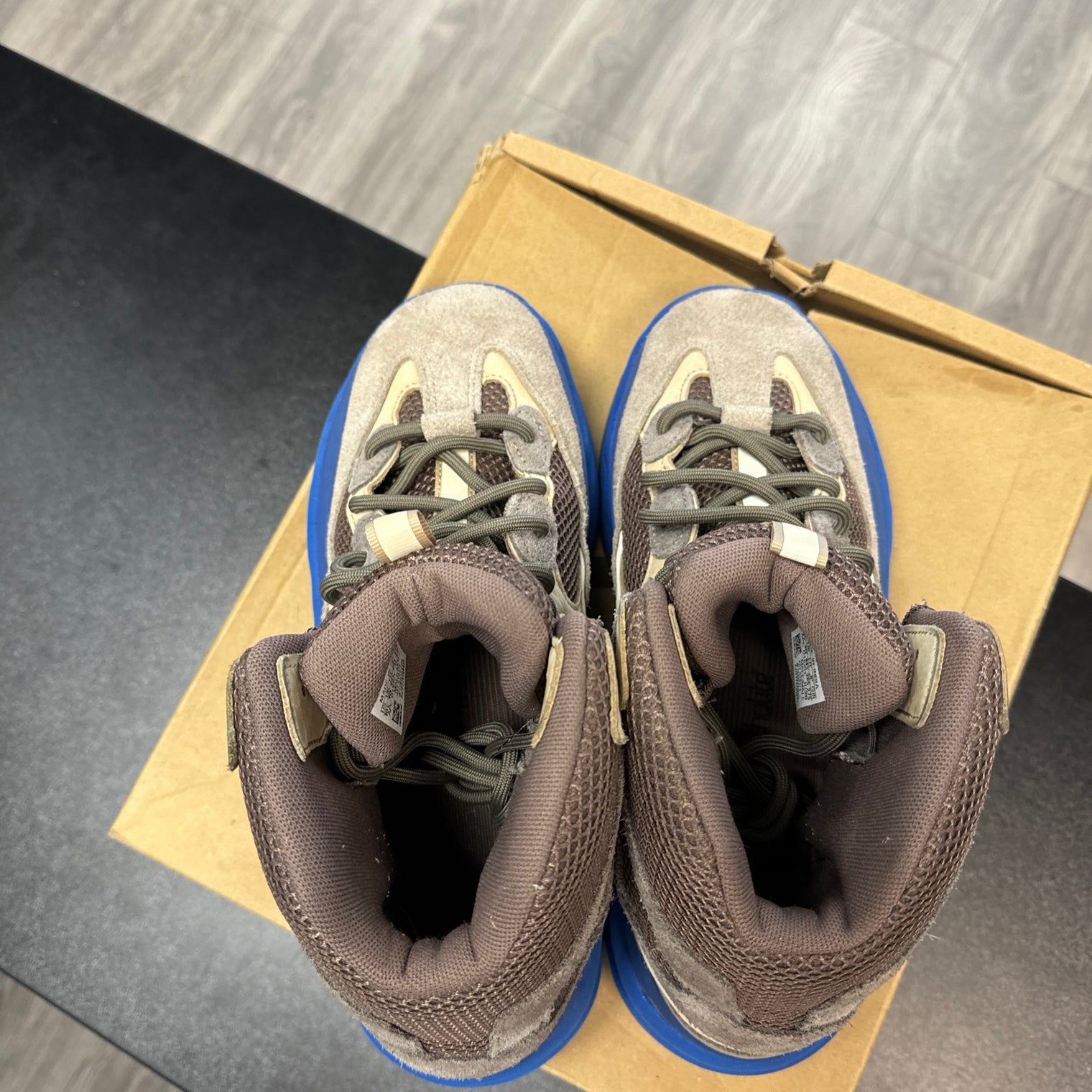 Taupe Blue Yeezy Boot (USED)