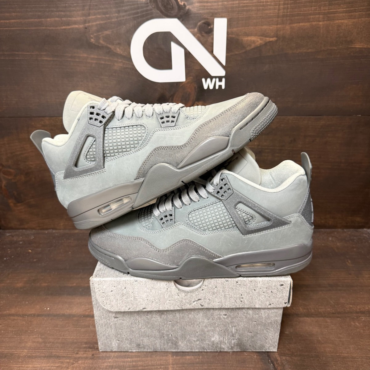 Jordan 4 Retro SE Paris Olympics Wet Cement Size 11 (Pre-Owned) - Image 1