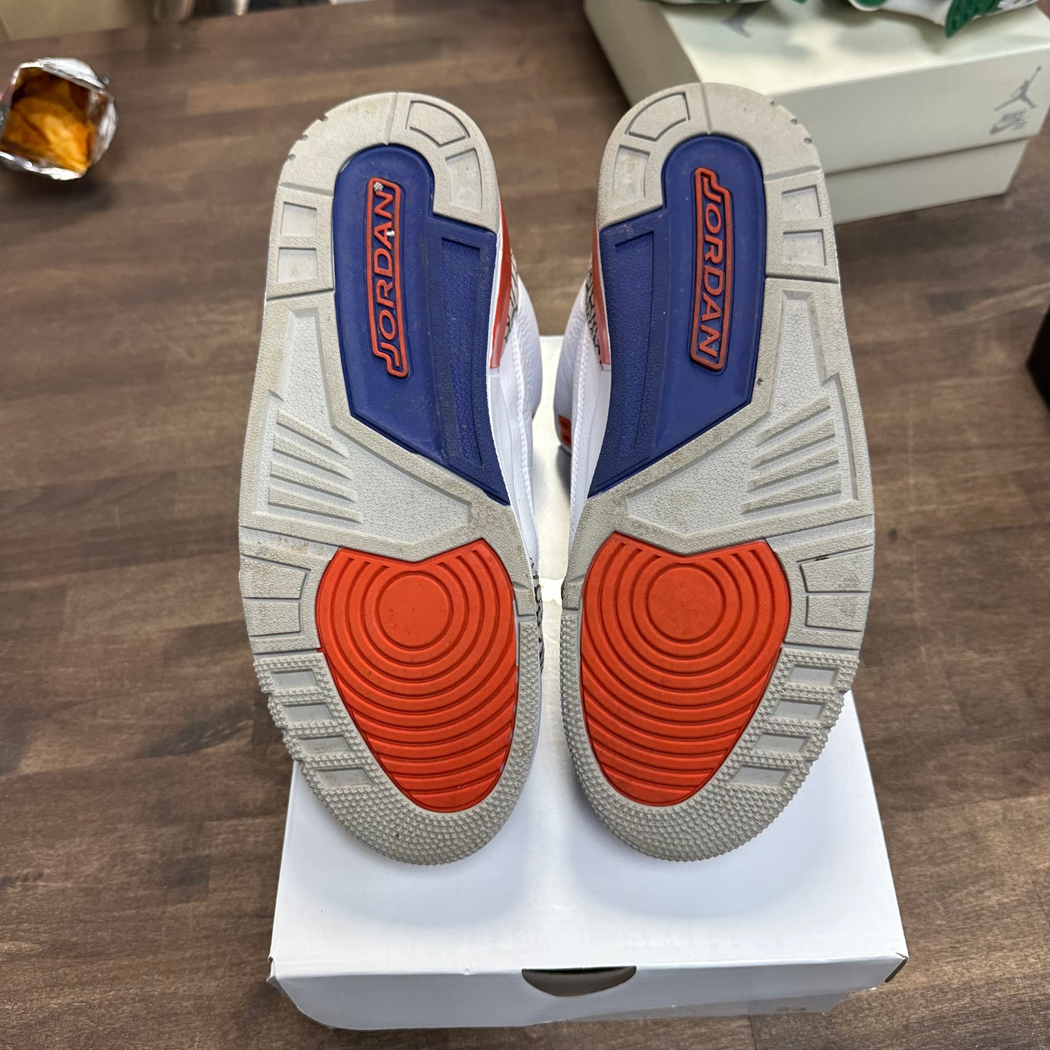 Knicks Jordan 3 Retro (USED, Replacement Box)