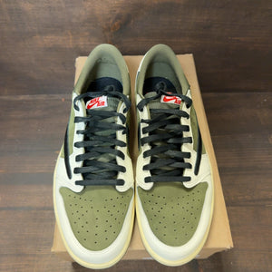 Jordan 1 Retro Low OG SP Travis Scott Medium Olive Size 12 (Pre-Owned) - Image 3
