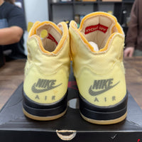 Off-White Sail Jordan 5 (USED)
