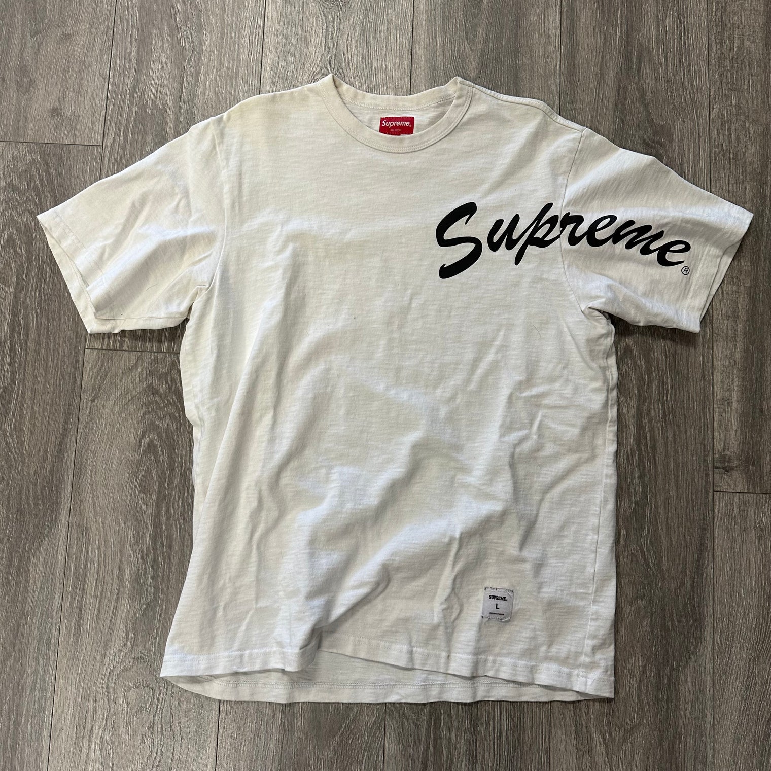 Supreme Shoulder Arc S/S Top White (Used)