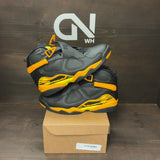 Jordan 8 Retro Taxi Yellow Black (Women's) Size 12W (Pre-Owned) - Image 1