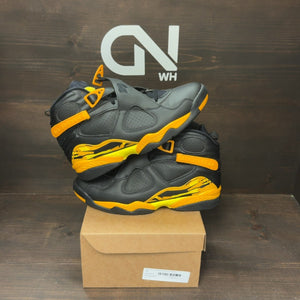 Jordan 8 Retro Taxi Yellow Black (Women's) Size 12W (Pre-Owned) - Image 1