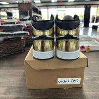 Patent Gold Jordan 1 Mid (USED, No Box)