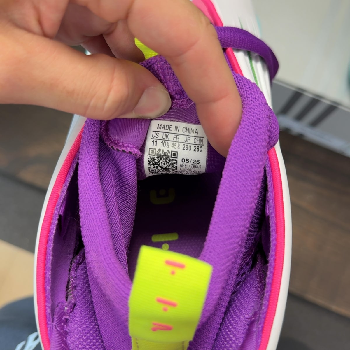 adidas Harden Vol. 9 Jalen Williams White Lucid Lime Pink - Image 7