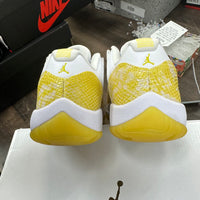 Yellow Snakeskin Jordan 11 Low (W) (USED)