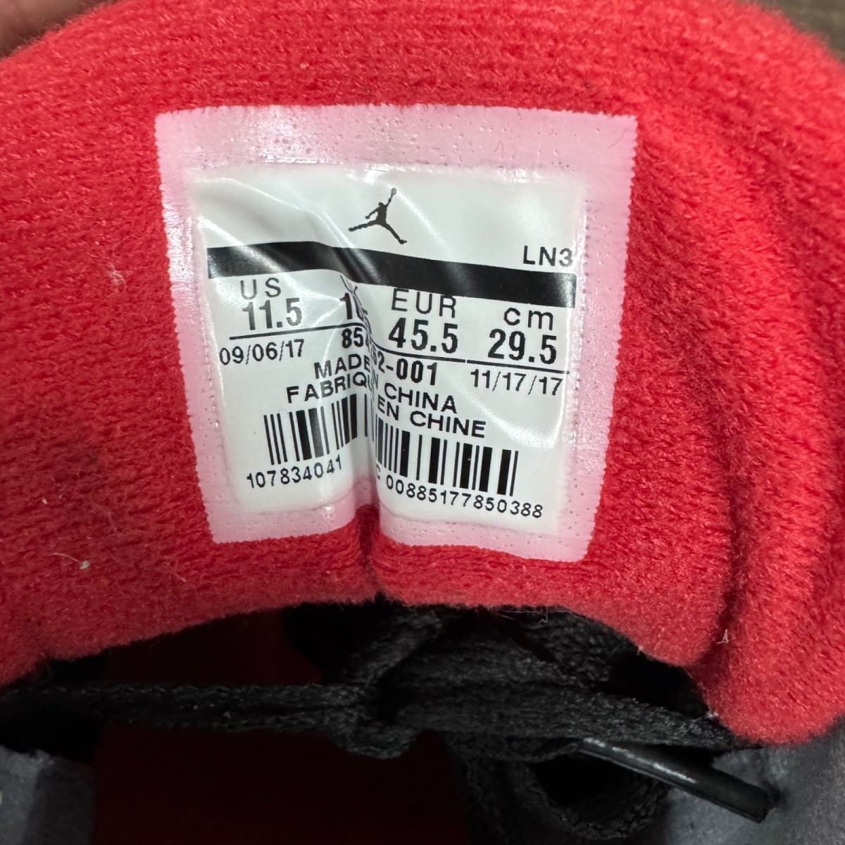 Jordan 3 Retro Black Cement (2018) Size 11.5 (Pre-Owned) - Image 7
