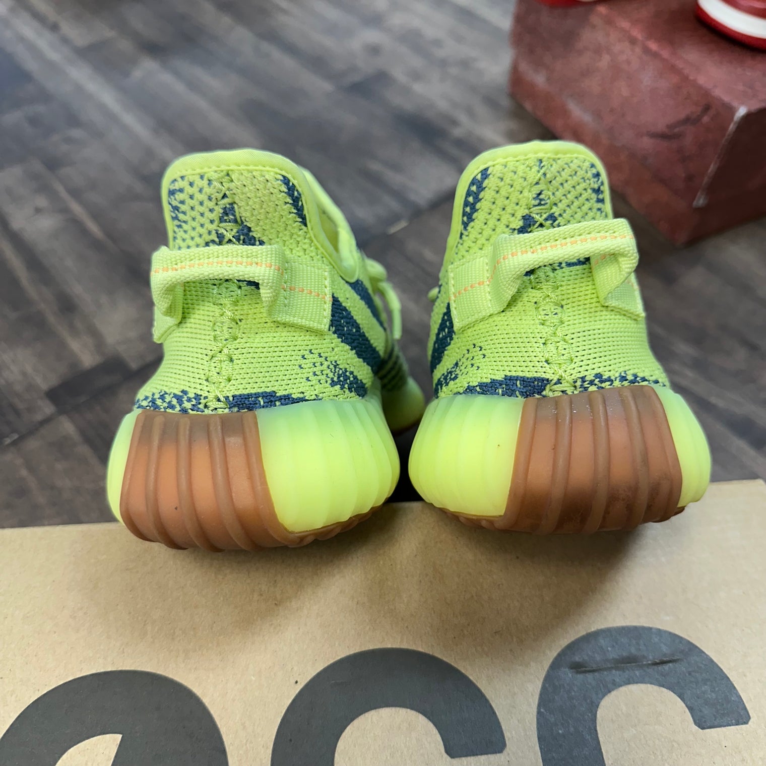 Semi Frozen Yellow Yeezy 350 (USED)
