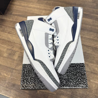 Midnight Navy Jordan 3 Retro (Lightly Worn)