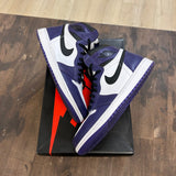 Jordan 1 Retro High Court Purple White - Image 1
