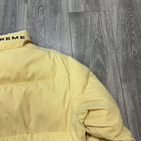 Supreme Nike Pale Yellow Puffer Jacket (USED)