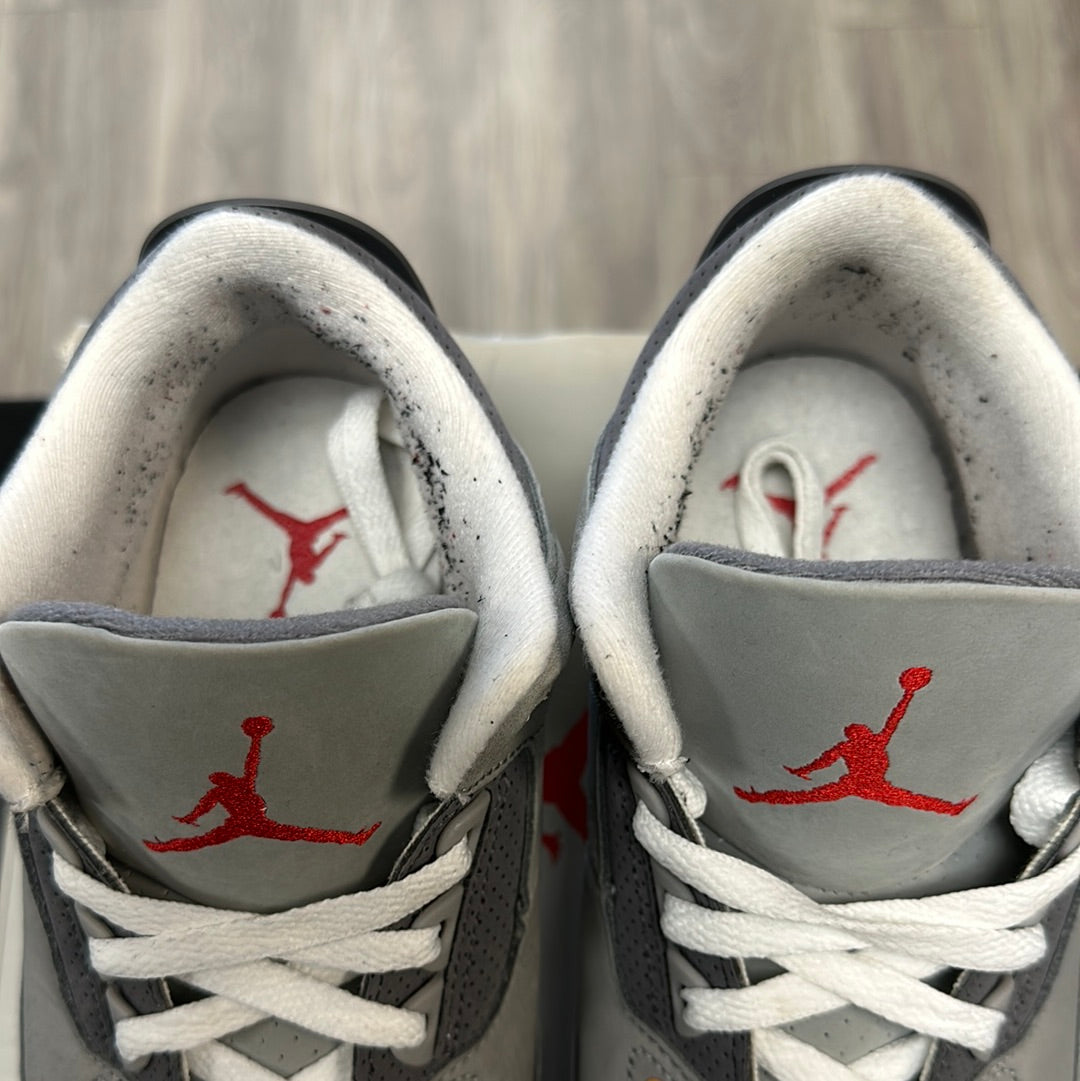 Cool Grey Jordan 3 (USED)