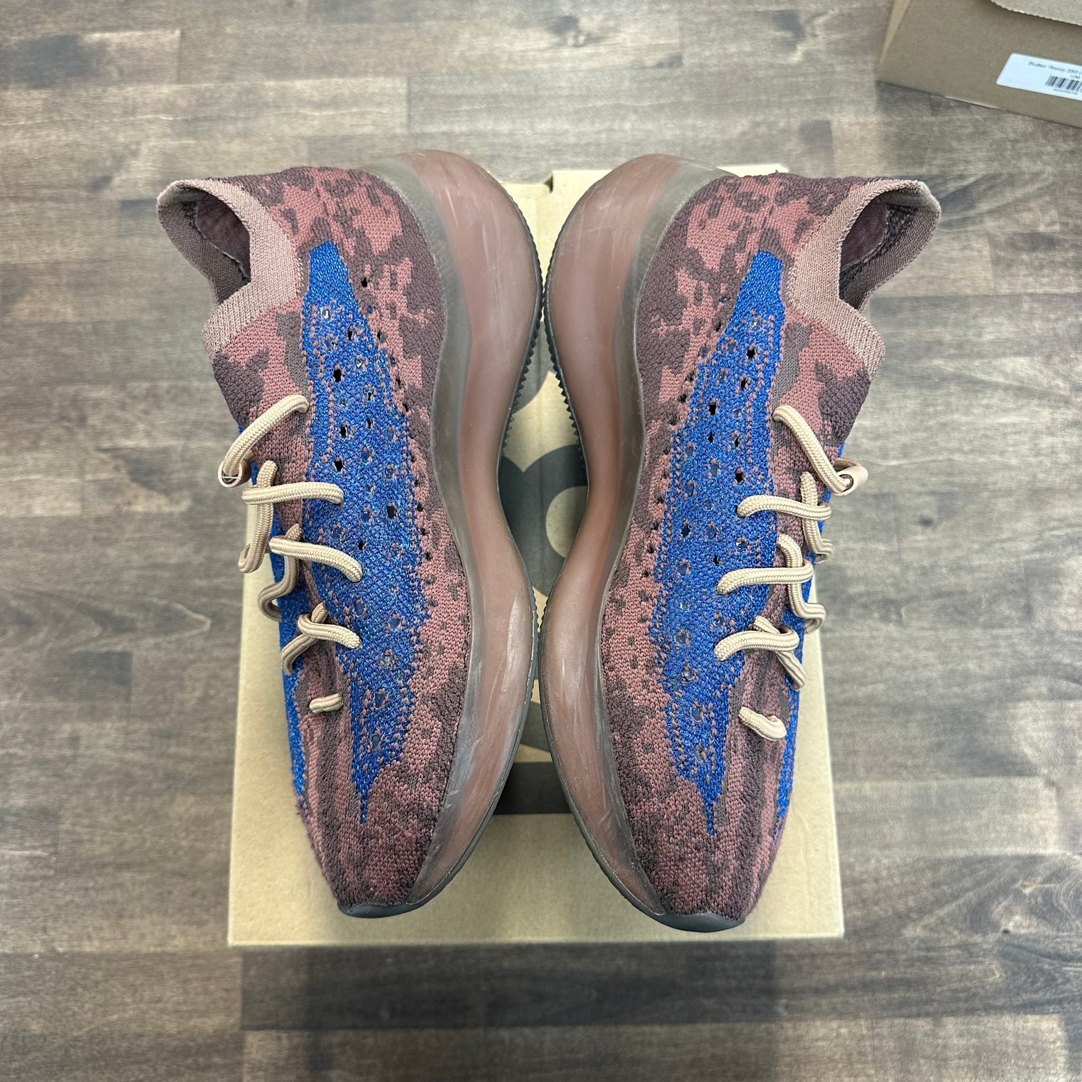 Azure adidas Yeezy Boost 380 (USED, no insoles)