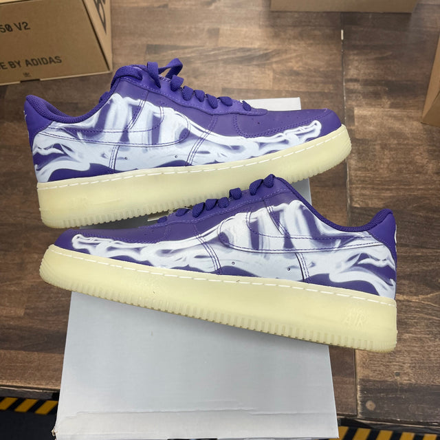 Purple Skeleton Air Force 1 (USED,No Box)