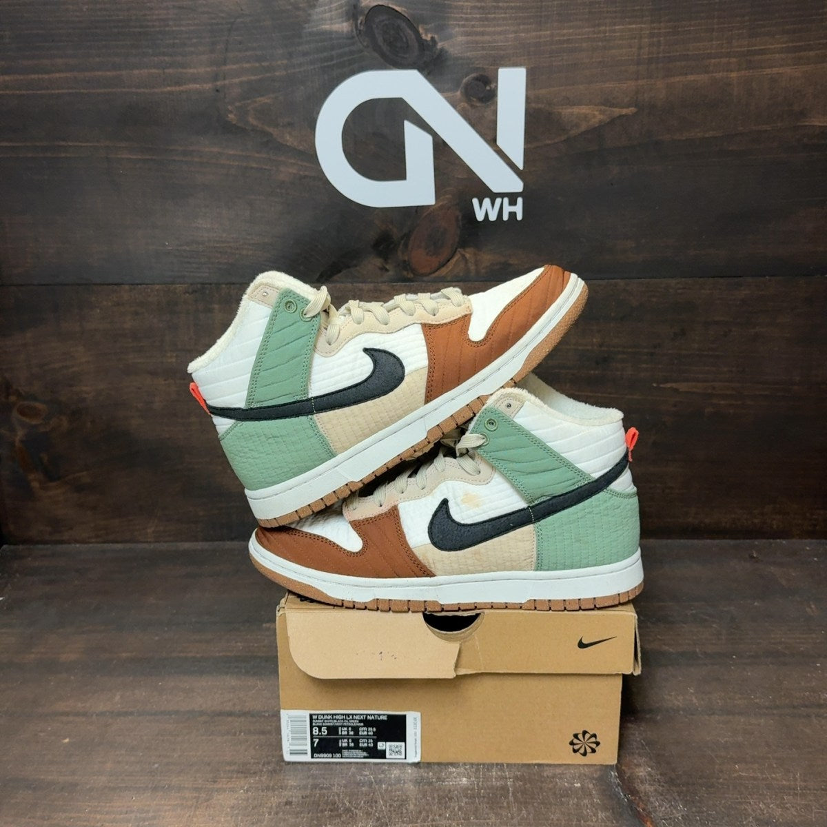 Nike Dunk High Next Nature Summit White (Women's) - Image 1