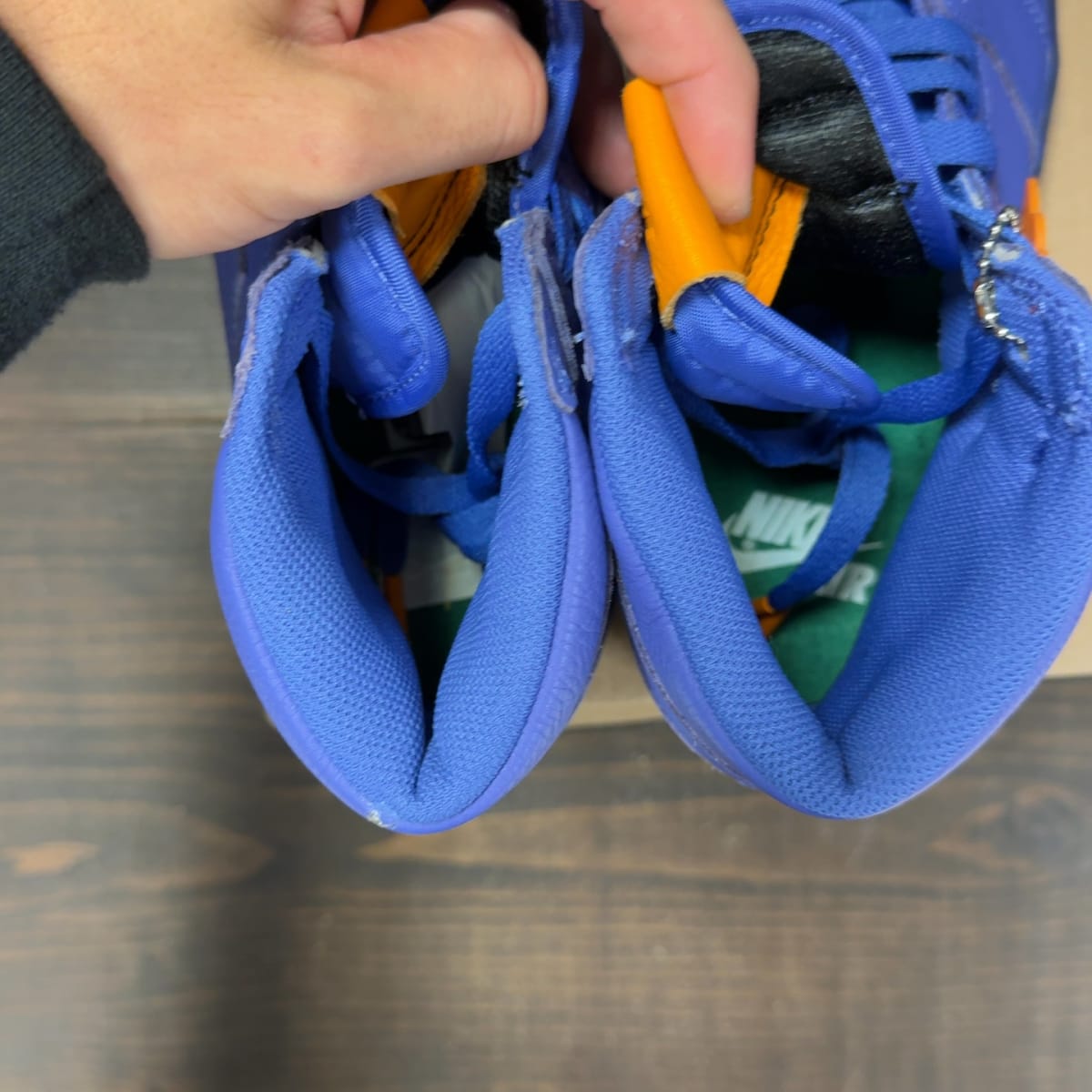 Jordan 1 Retro High Gatorade Rush Violet Size 8.5 (Pre-Owned) - aux