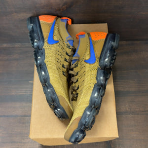 Nike Air VaporMax Flyknit 2 Golden Beige Racer Blue Size 13 (Pre-Owned) - Image 2