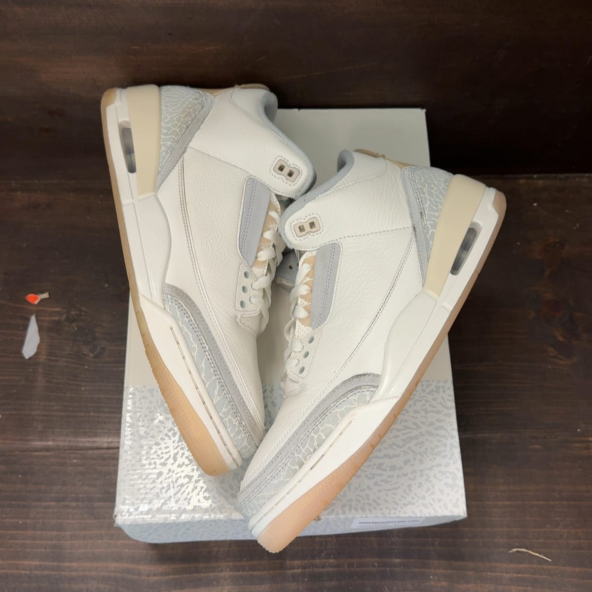 Jordan 3 Retro Craft Ivory Size 12 (Pre-Owned) - back