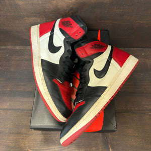 Jordan 1 Retro High Bred Toe Size 12 (Pre-Owned) - Image 2
