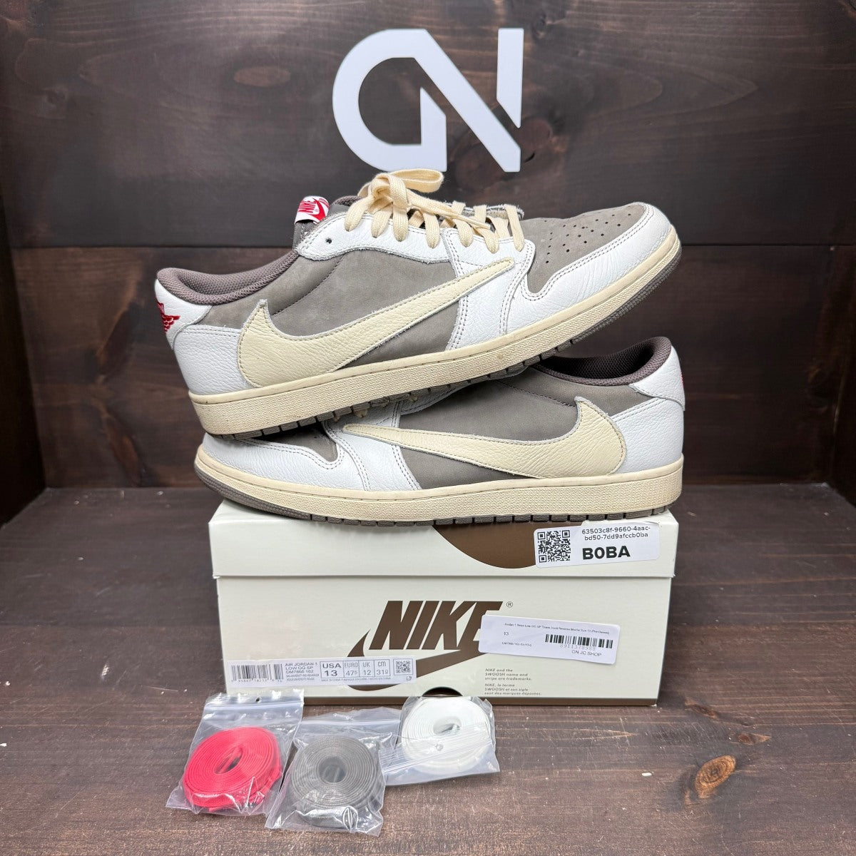 Jordan 1 Retro Low OG SP Travis Scott Reverse Mocha - Image 1