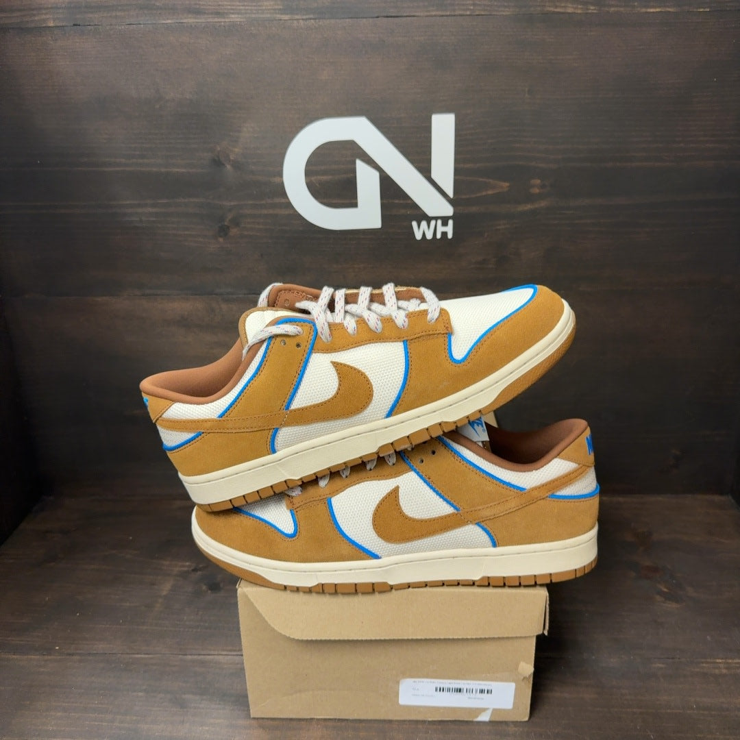 Nike Dunk Low Retro Premium Light British Tan Size 12.5 (Pre-Owned) - Image 1