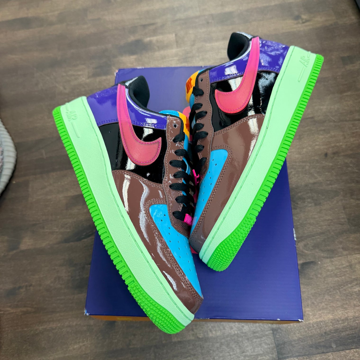 UNDFTD Multi Patent Pink Prime Air Force 1 (USED)