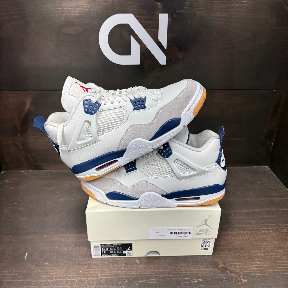 Jordan 4 Retro SB Navy - Image 1