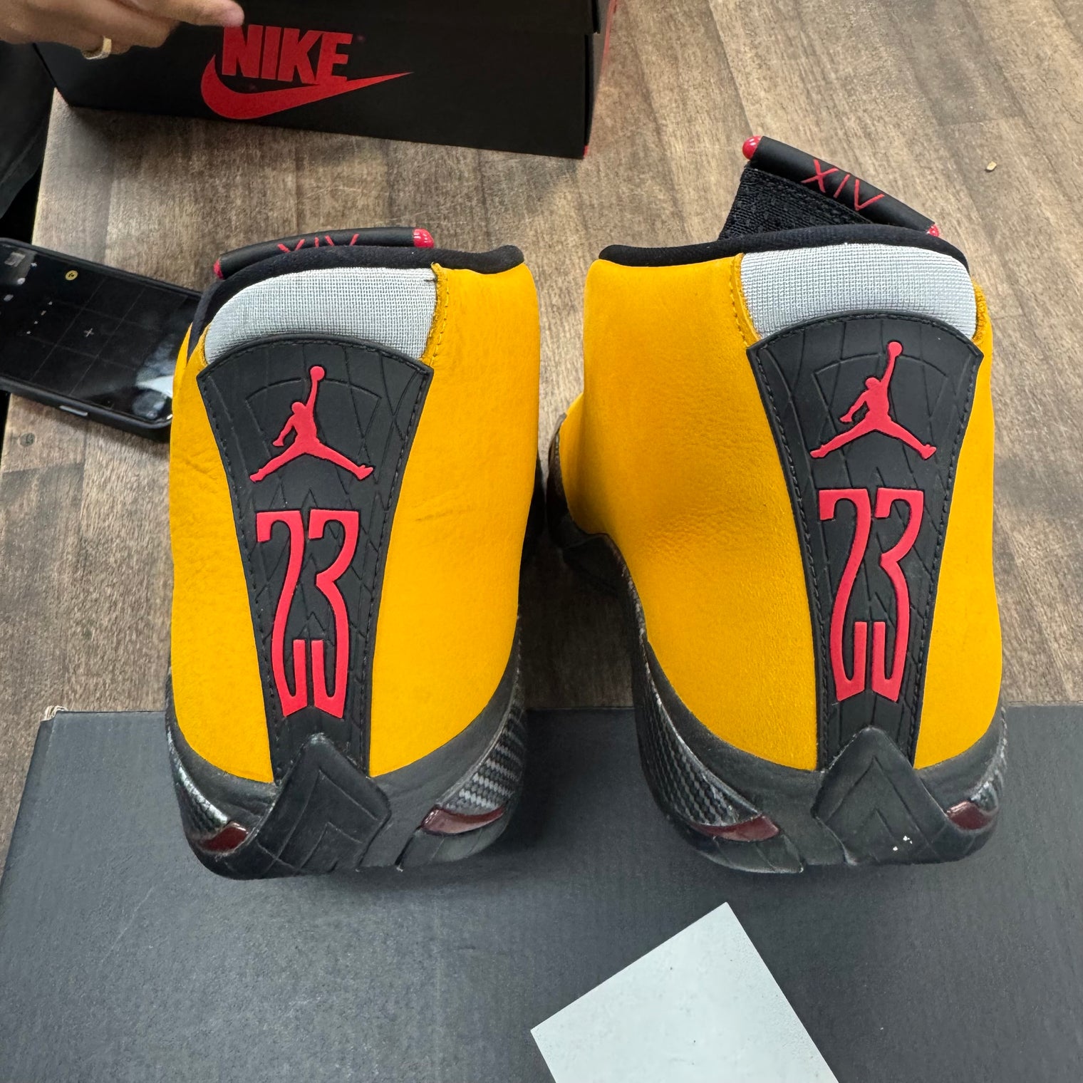 Ferrari Jordan 14 Retro (USED, No Insoles, Replacement Box)