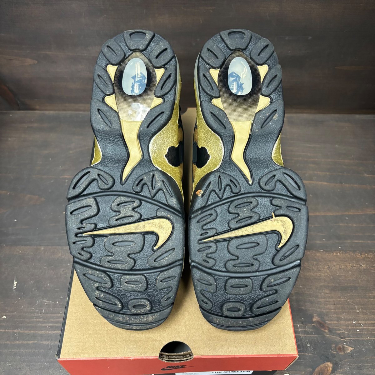 Nike Air DT Max '96 Black Vegas Gold Size 9.5 (Pre-Owned) - box