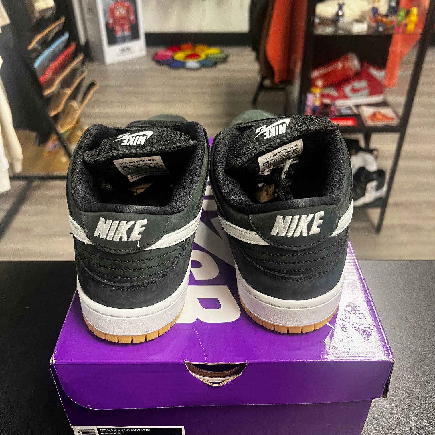 Black Gum SB Dunk Low (USED)