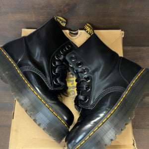 Dr. Martens Molly Wmns Leather Platform Boot 'Black' Size 8 (Pre-Owned) - Image 2