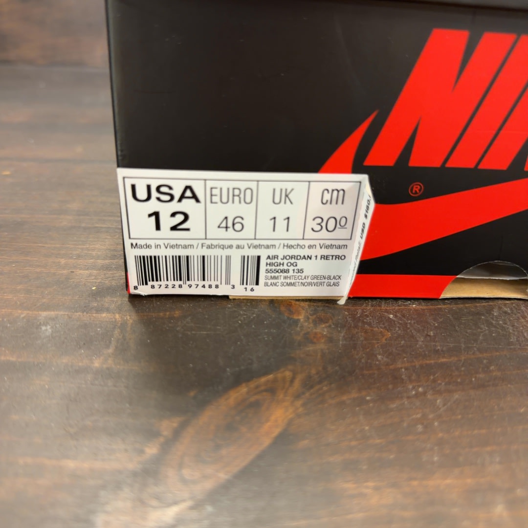 Jordan 1 Retro High Clay Green - Image 7
