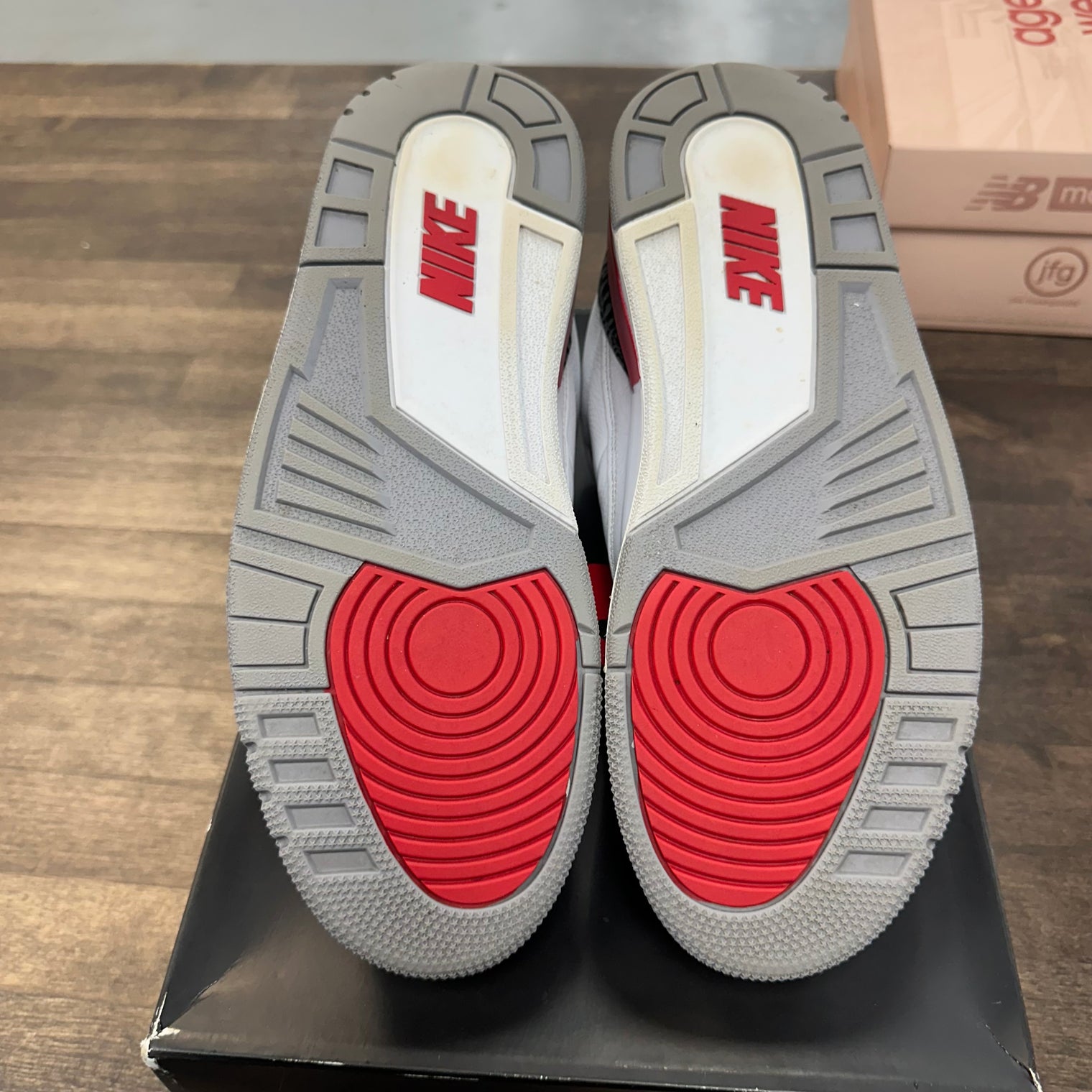 Fire Red Jordan 3 (USED)