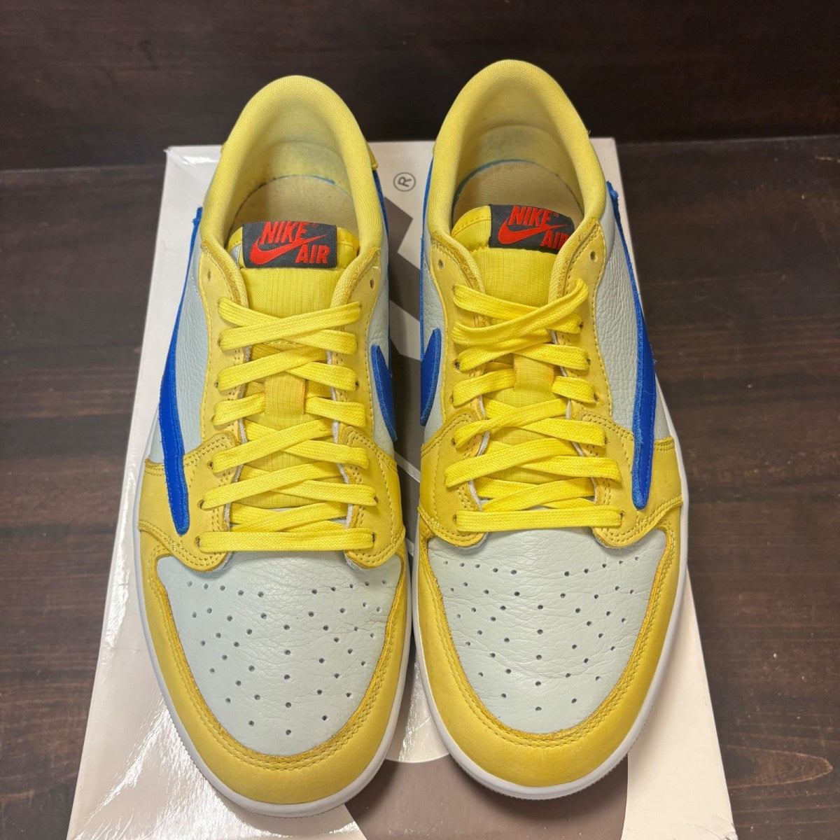 Jordan 1 Retro Low OG SP Travis Scott Canary (Women's) - Image 3