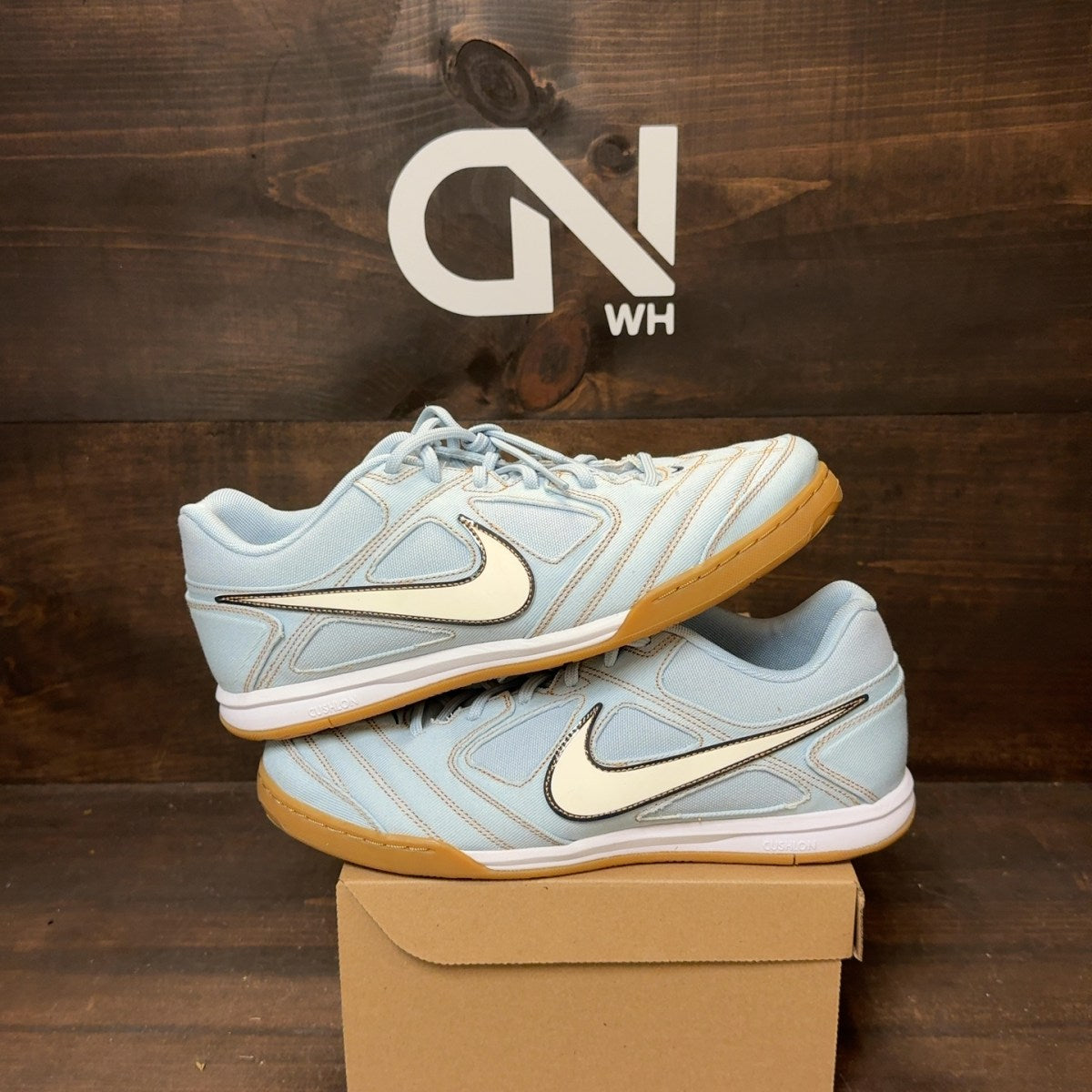 Nike Gato LV8 Light Armory Blue Denim Gum Size 12 - Image 1