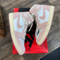 Washed Pink Jordan 1 High (W) (USED)