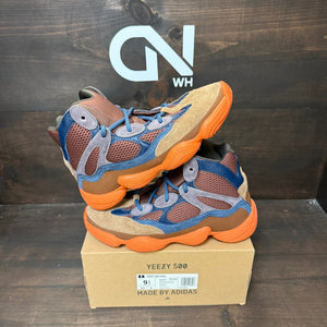 adidas Yeezy 500 High Tactile Orange Size 9.5 (Pre-Owned) - Image 1