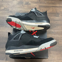 Black Canvas Jordan 4 (USED)