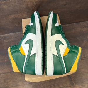 Jordan 1 Mid Sonics (2021) Size 10.5 (Pre-Owned) - Image 4