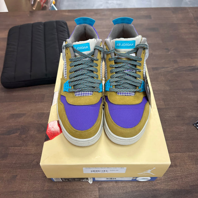 Union Desert Moss Jordan 4 (USED)