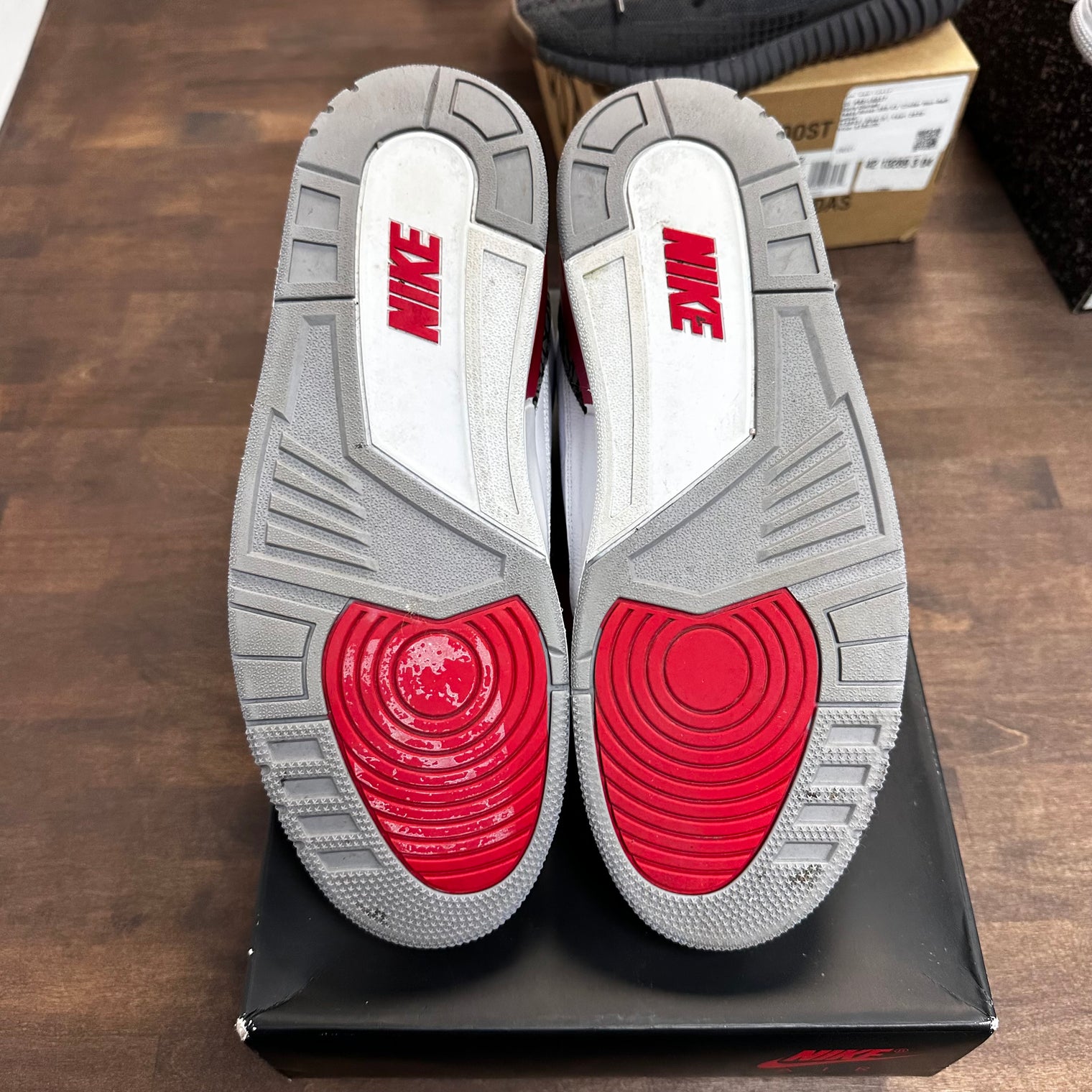 Fire Red Jordan 3 (USED)