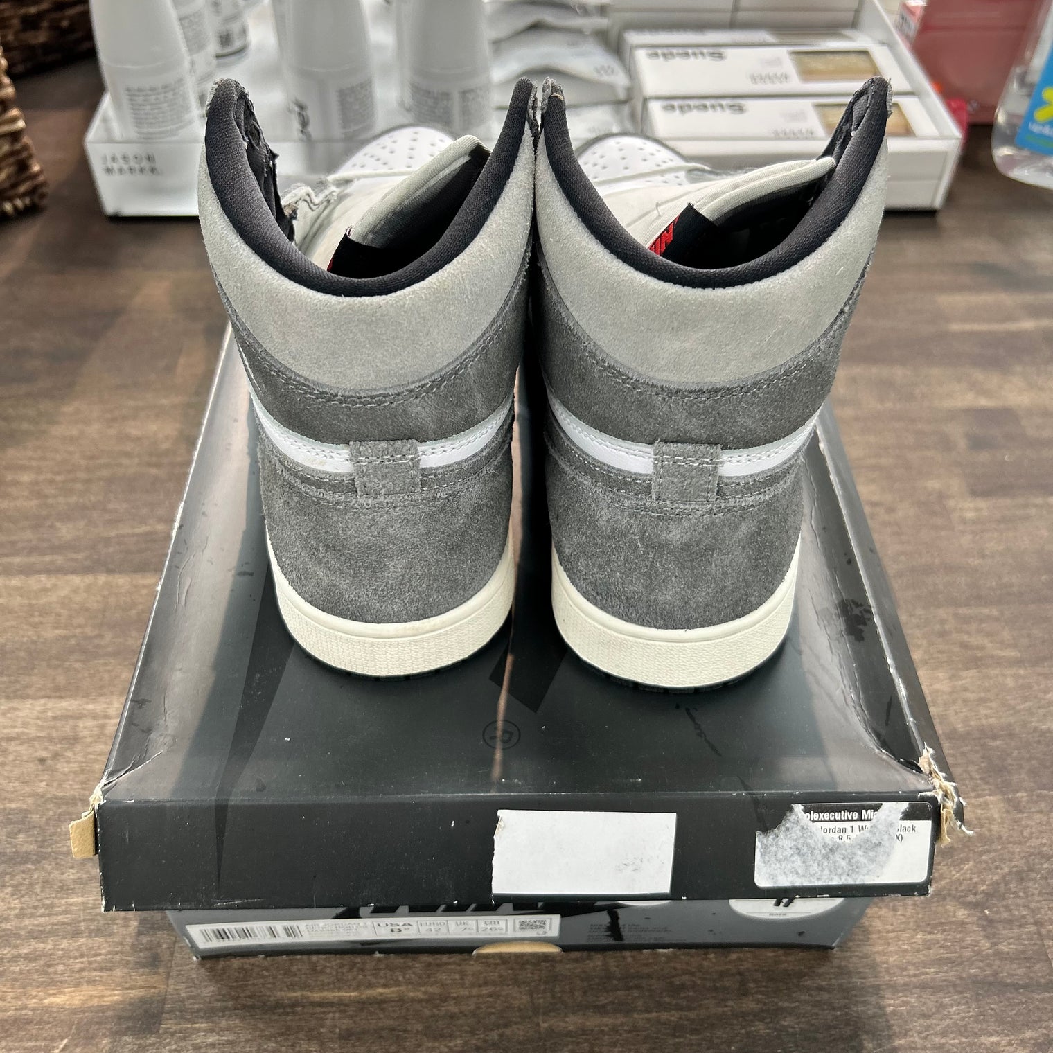 Washed Black Jordan 1 High (USED)