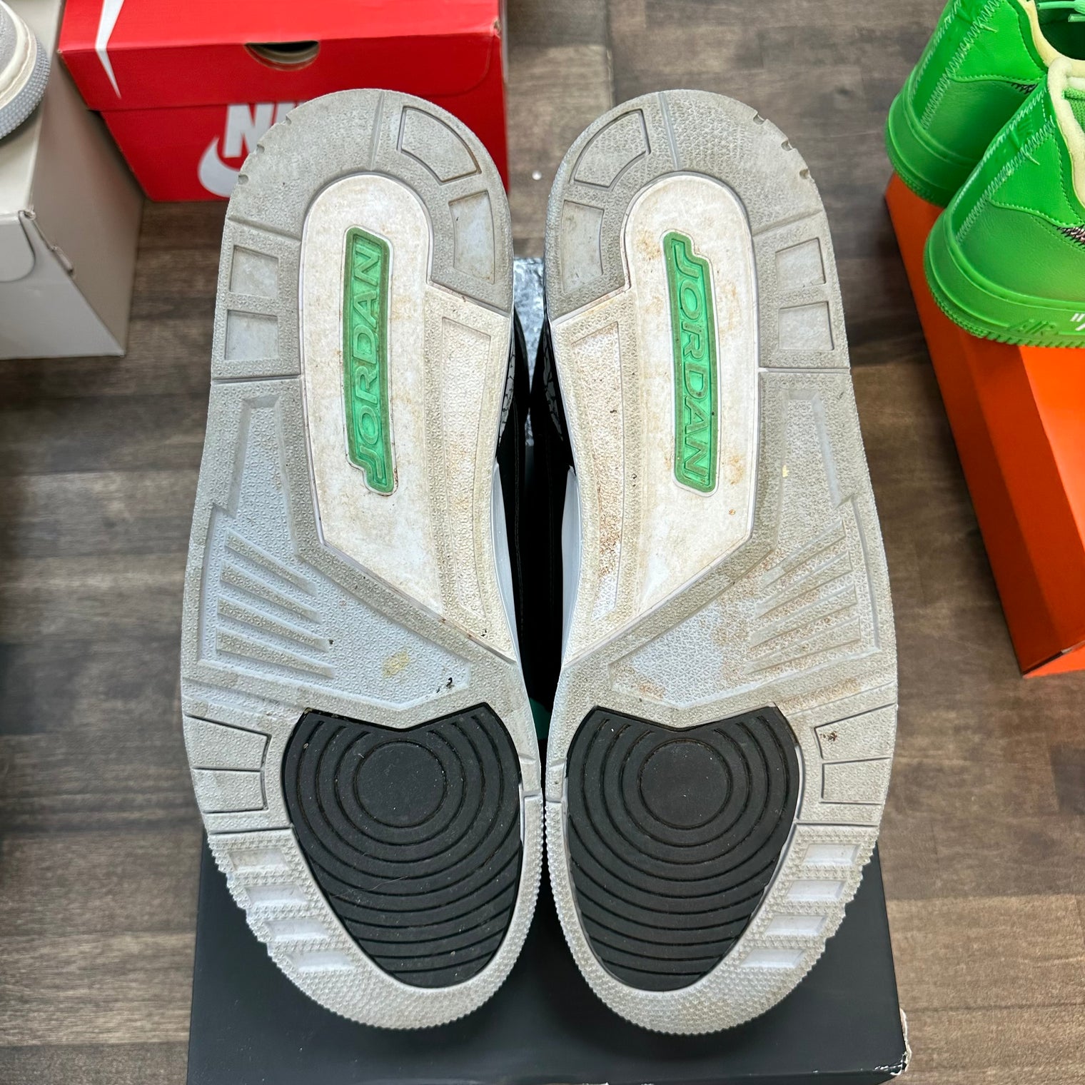 Green Glow Jordan 3 Retro (USED)