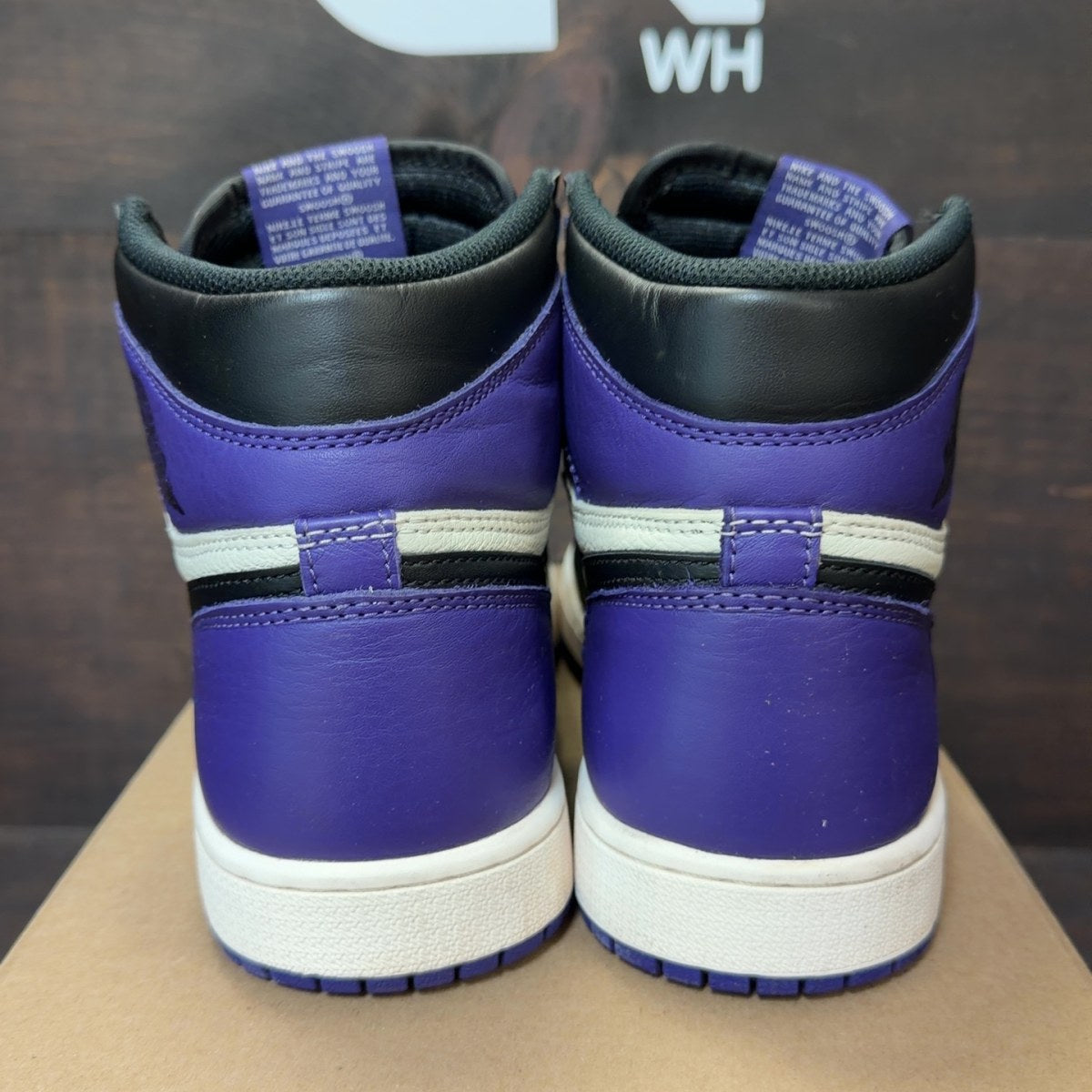 Jordan 1 Retro High Court Purple Size 9 (Pre-Owned) - Image 4