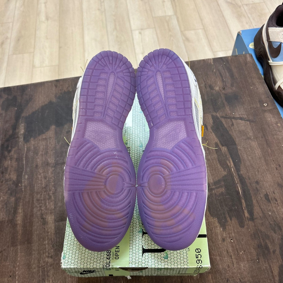 Nike Dunk Low Union Passport Pack Court Purple Size 7.5 (Pre-Owned)