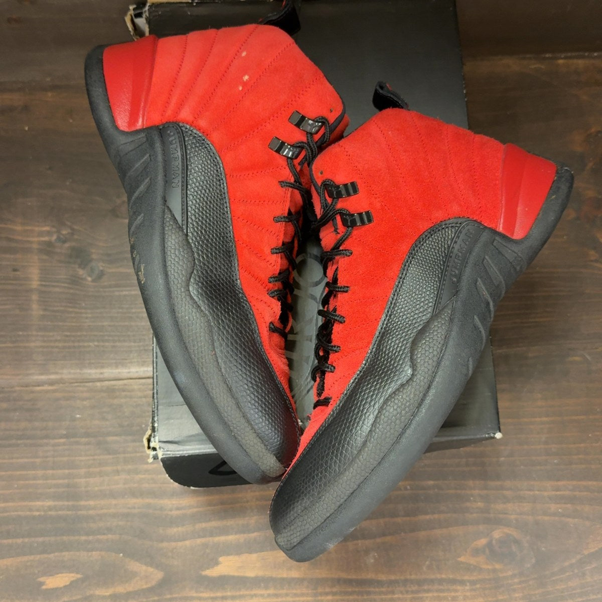 Jordan 12 Retro Reverse Flu Game Size 10.5 (Pre-Owned) - Image 2