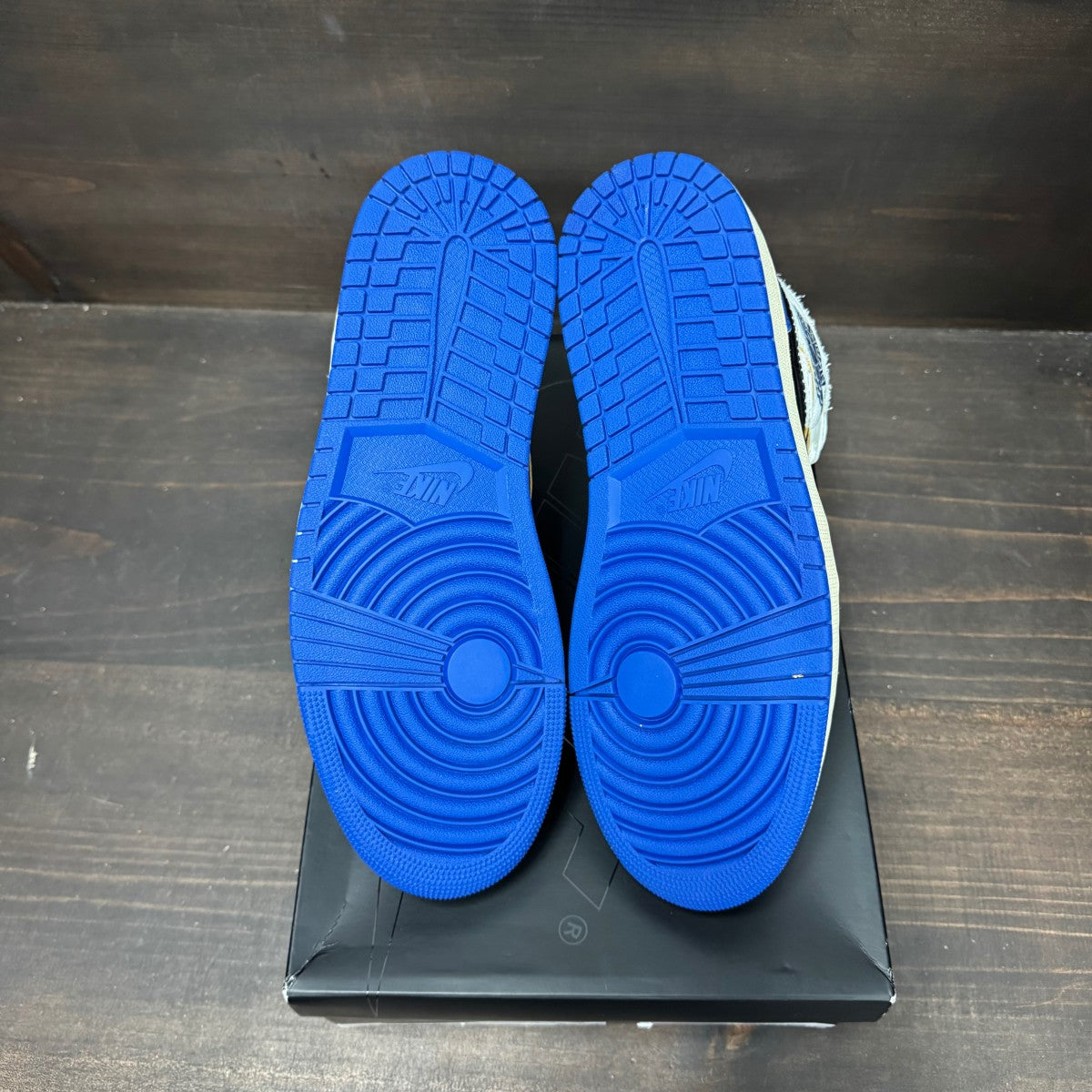 Jordan 1 Retro High OG SP Fragment x Union LA Sport Royal - Image 6